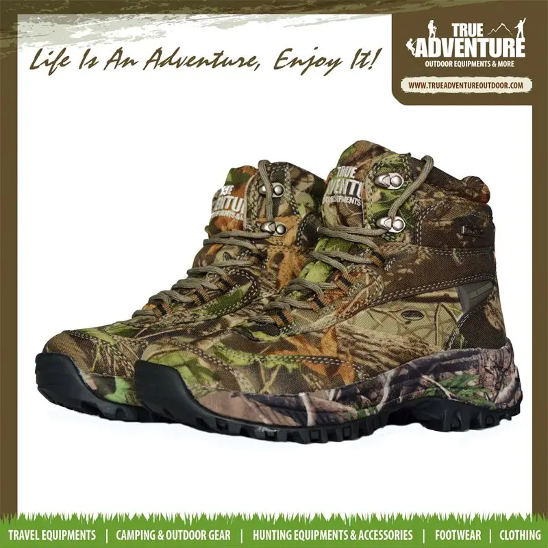 True Adventure Outdoor Waterproof Camouflage Men & Women Hunting Hiking Camouflage Boots Of Mountain Climbing Shoes