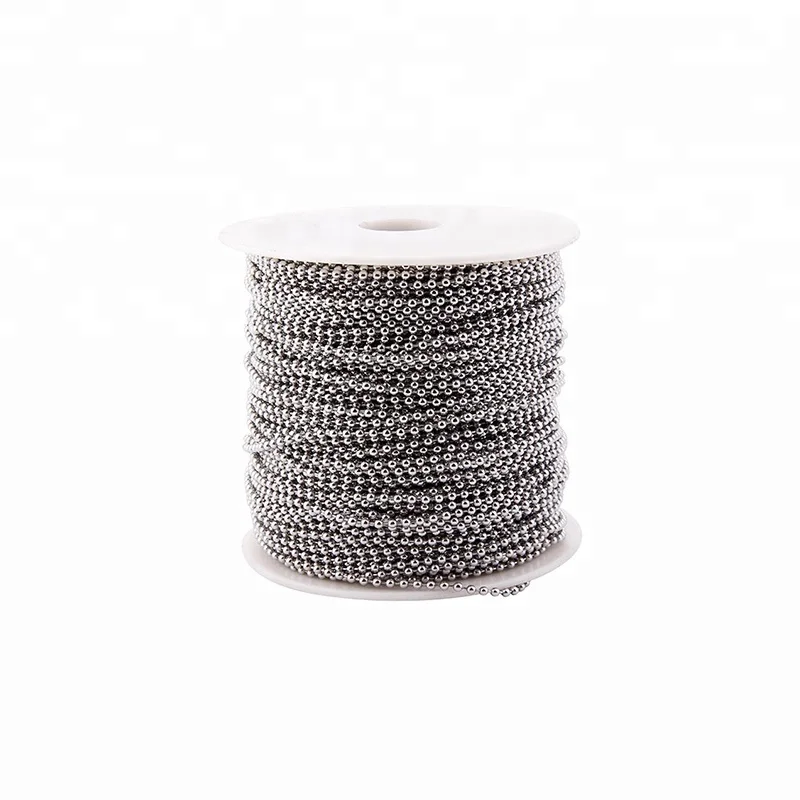 

300 feet Stainless Steel Ball Chain Spool Roll 2.4mm