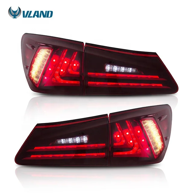VLAND manufacturer factory wholesales tail light full led rear lights 2006-2012 is250 is350 isf tail lamp