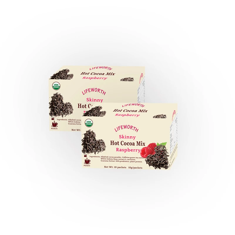 
Lifeworth raspberry flavor detox drink slimming cocoa powder drink 