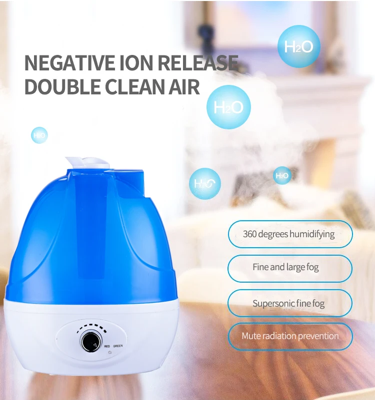 2500ml Bedside Cool And Warm Mist Humidifier Buy Bedside Humidifier,Cool Mist Humidifier