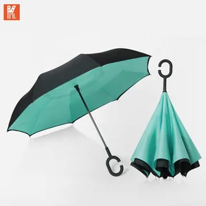 Promotional reverse umbrella double layer hands-free Car Umbrella
