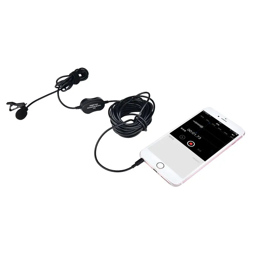 Youtube Cell Phone Camera Interview Pocket Lavalier Mini Lapel Microphone