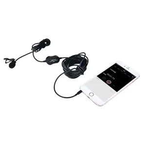 Mini Lapel Microphone Cell Phone Camera Interviews