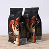 Zip lock eight sides sealing stand up bag pouch with zipper