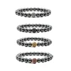 Alibaba most popular fashion accessories 8mm natural hematite stone beads stretch bracelets for men