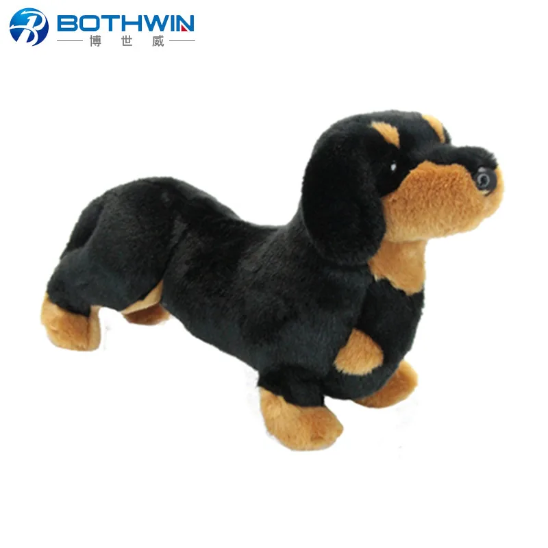 stuffed dachshund dog toy