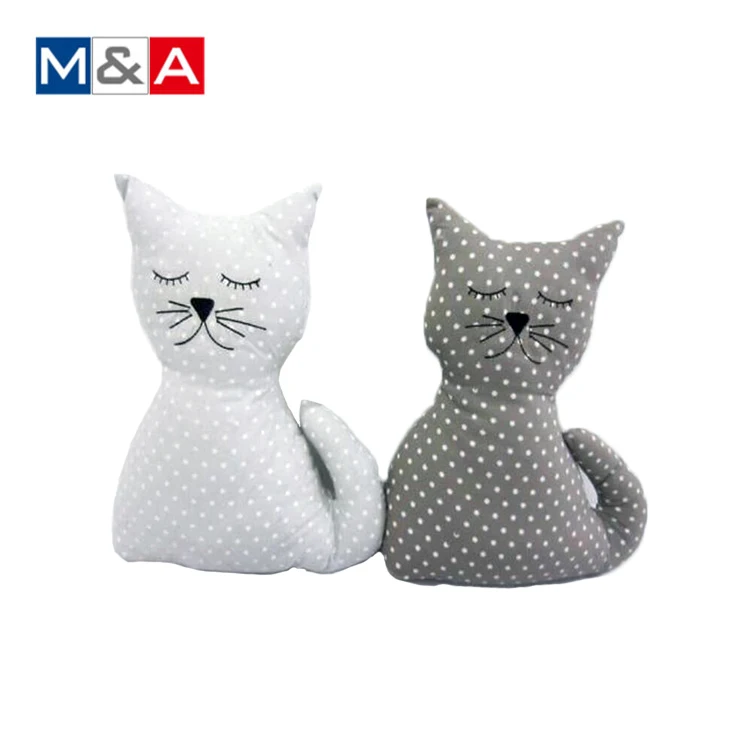 
Bean bag style linen material square door draft stopper 