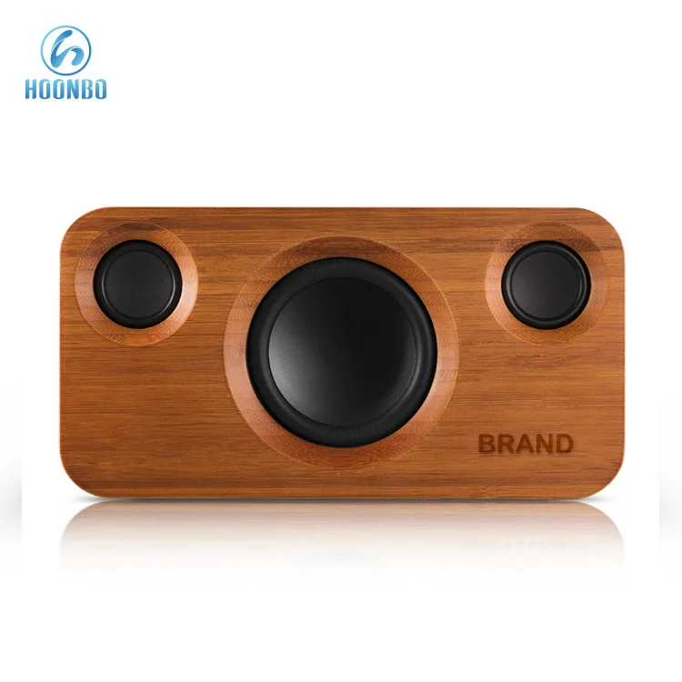 Retro Style Unique Design TWS Wooden Portable Bluetooth Speaker Bamboo