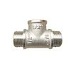 Brass T-shape coupler 1/2*1/2*1/2 inner thread