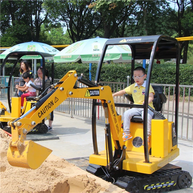 

Children's play excavator children's mini excavator play facility