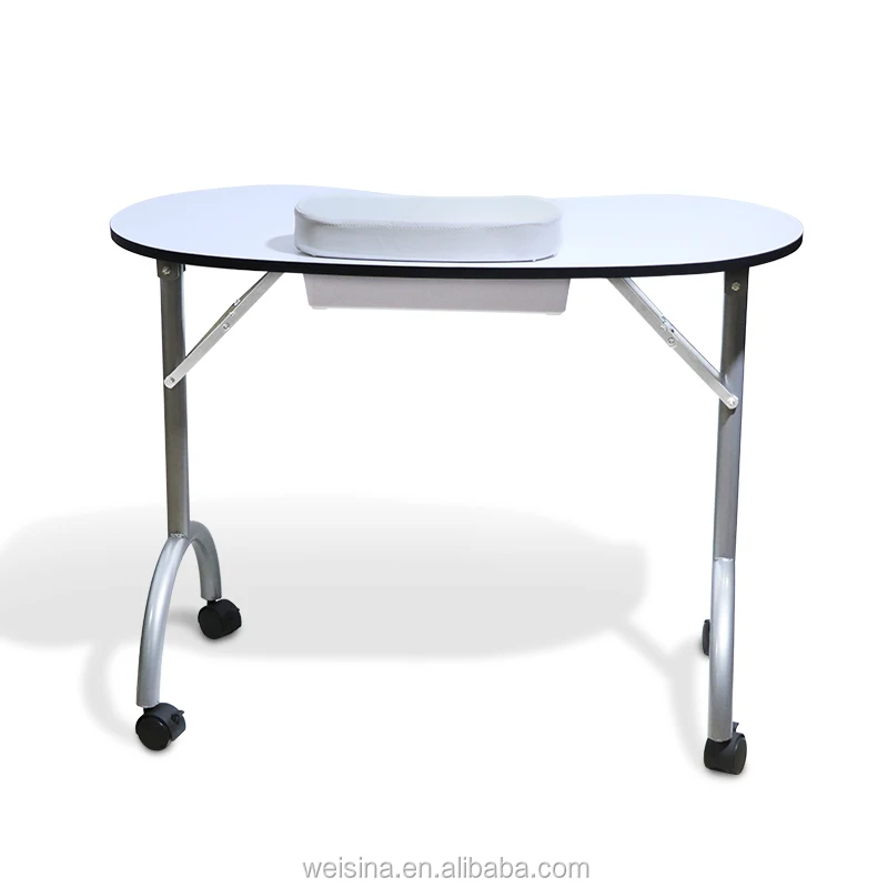 Simple Foldable Elegant Trolley Portable Manicure Nail Table