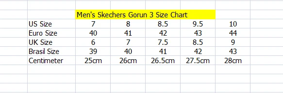 Men S Shoe Size Chart Cm