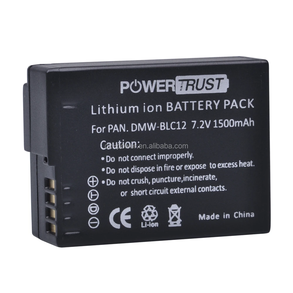 7.2v 1400mah Camera Liion Battery Dmwblc12 For Panasonic Lumix Dmc