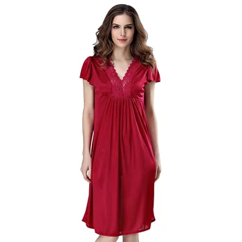 red nighty dress