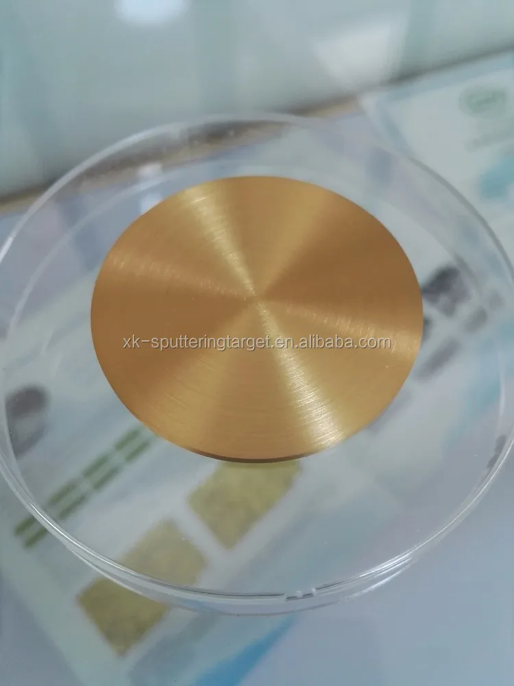 
Gold sputter target 99.99% Au/gold sputtering target with high quality 