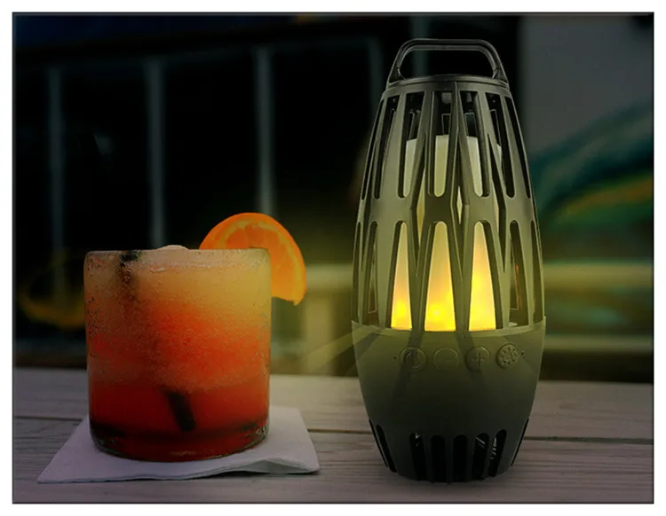 mini wireless speaker with led camping lantern for outdoor activities - ANKUX Tech Co., Ltd