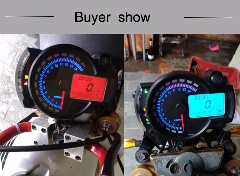 Lcd Speedometer Electric Digital Motorcycle Meter Buy Motorcycle