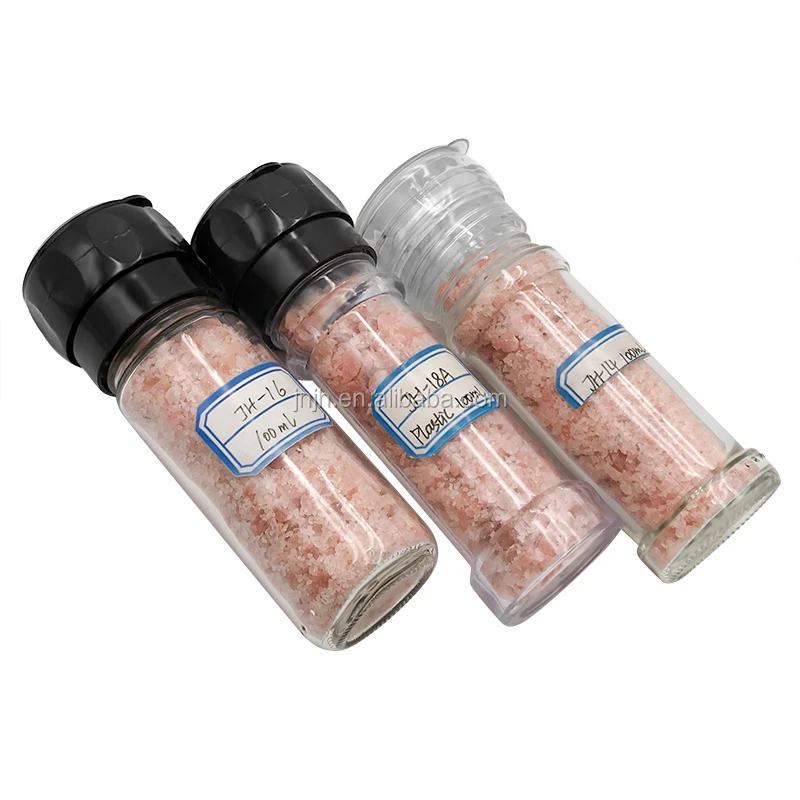 100ml Salt And Pepper Grinder Jar Small Plastic Spice Shaker Pepper