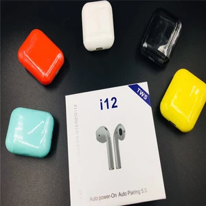 i12 TWS Wireless Bluetooth 5.0 Ear Headphones