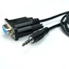 DB9 RS232C to aux 3.5mm stereo jack for freeSAT V8 decoder recover unlock upgrade flash cable