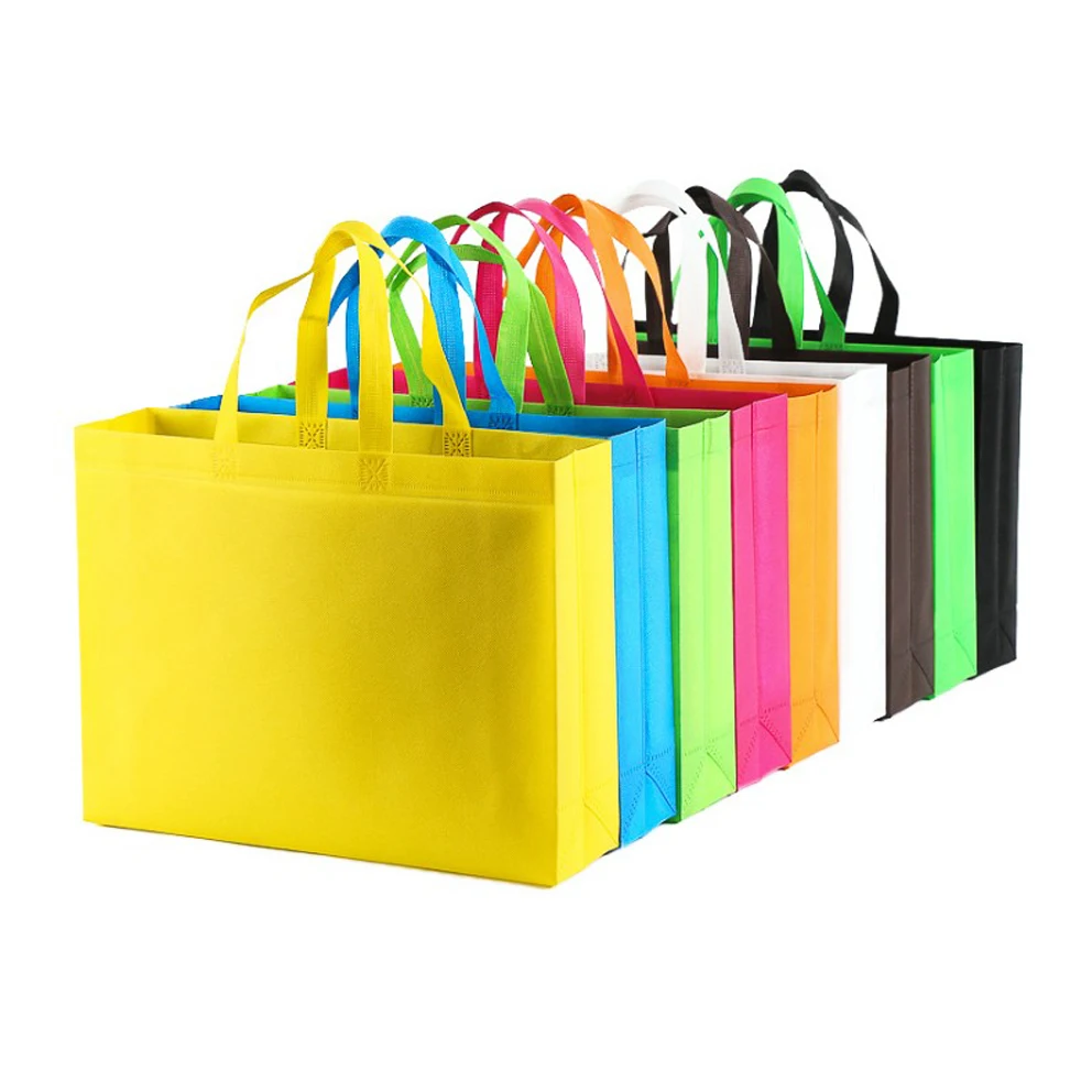 

Wholesale Handles Non Woven Fabric Carry Convention Reusable Wine Grocery Tote Gift Party Favor Shopping Packing Bags