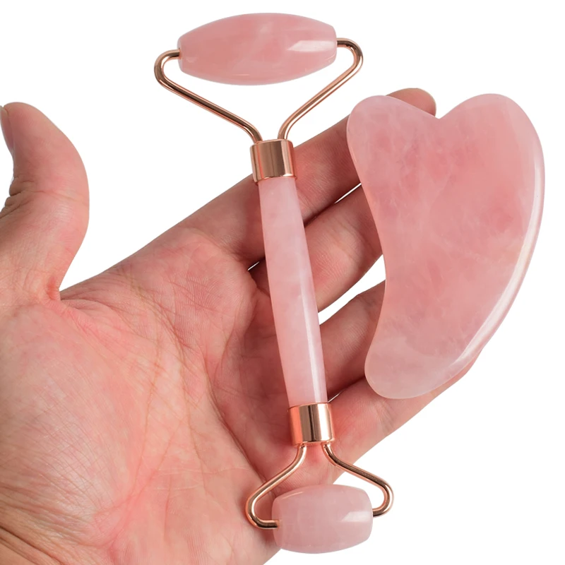 
Premium quality Natural Massage jade roller and Gua Sha for face 