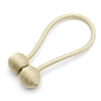 

Curtain Tiebacks, Magnetic Braided Spherical Chain Buckle Drapery Holdback Clip Holders Home Decor, custom color