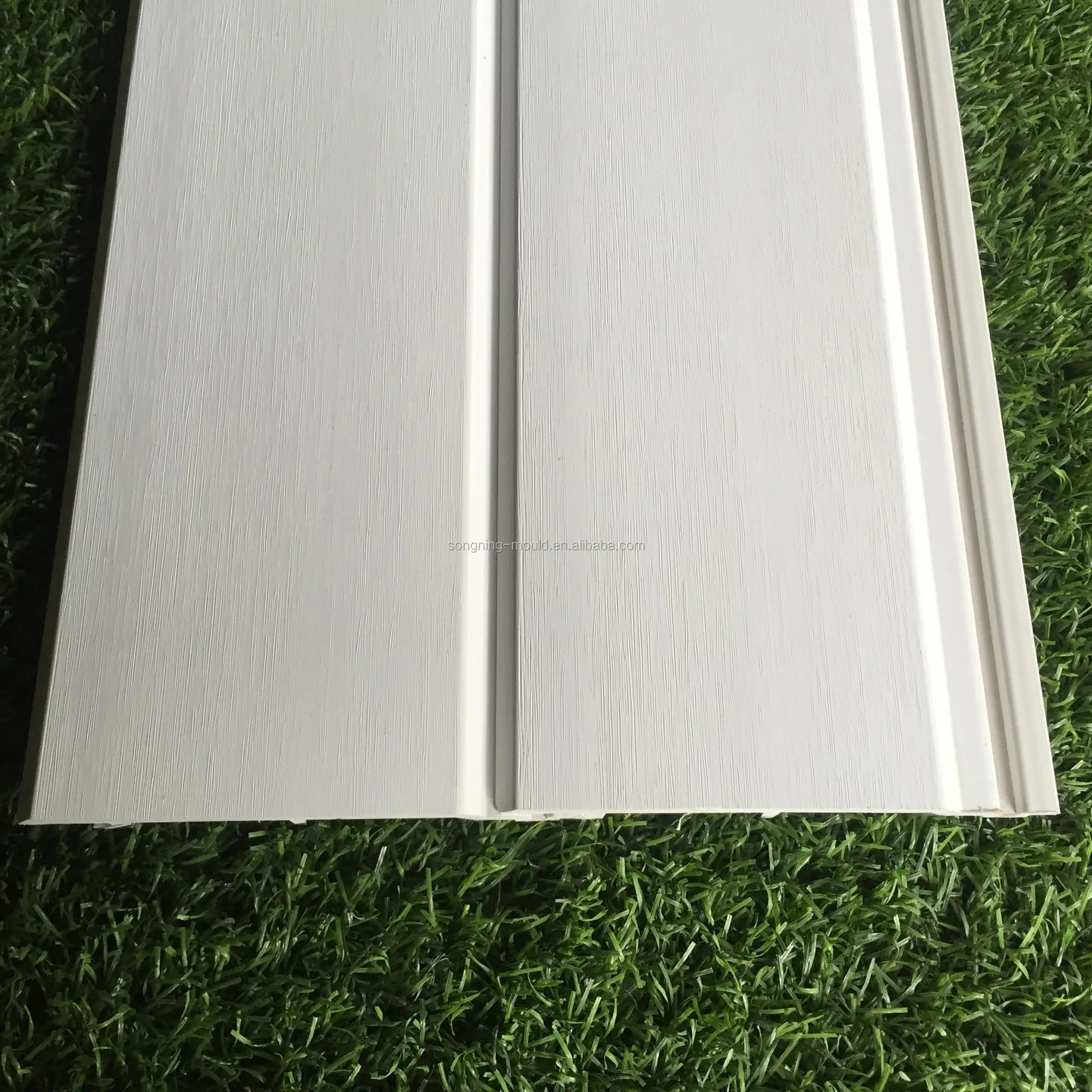 White Wood Grain Exterior Wpc Wall Cladding Panel Buy Wpc Wall