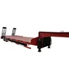 60 tons Heavy Equipment Transport Tri-axle Lowbed Semi Trailer