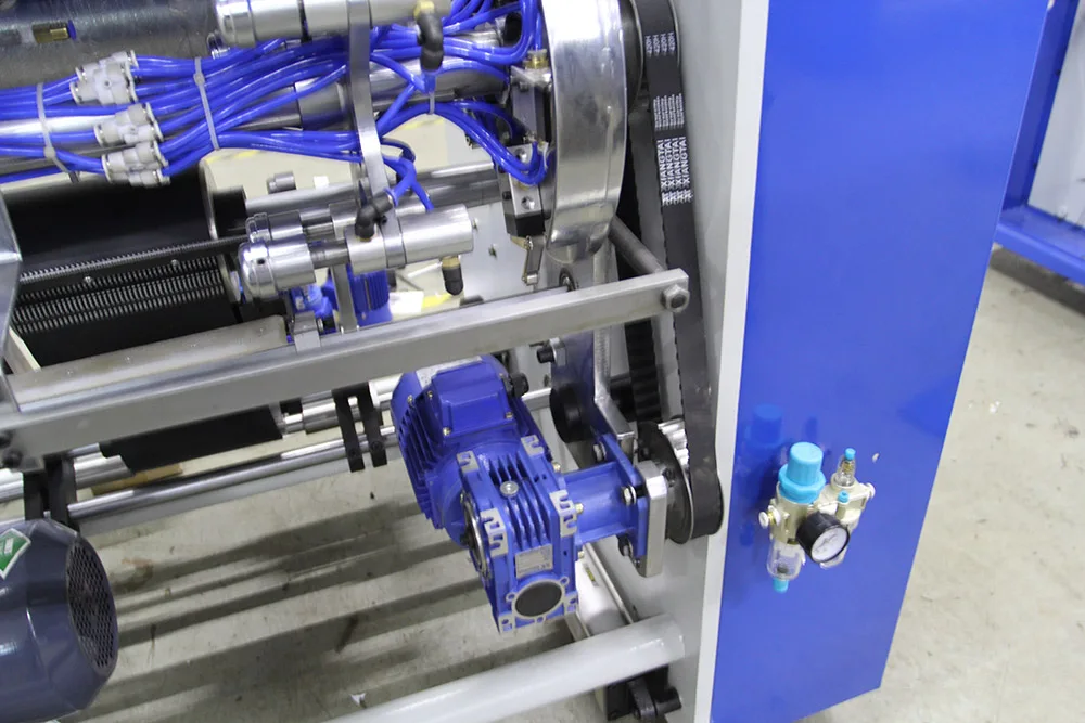 Stretch Film Rewinding Machine With Pe And Pvc Cling Film Machine Buy