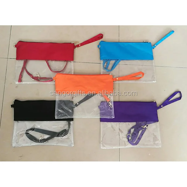 Cross Body Clear Pvc Stadium Purse Personalized Clear Stadium Bag Buy