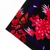 Floral printed polyester micro velour velvet fabric properties for jewelry box