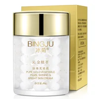 

BINGJU manufacturer moisturizing nourishing face cream beauty products golden pearl whitening cream