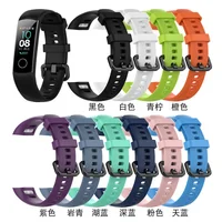 

Silicone Wrist Strap for Huawei Honor Band 4 Smart Tracker Wristband Sport Fitness Watch Bracelet Watchband Accessories