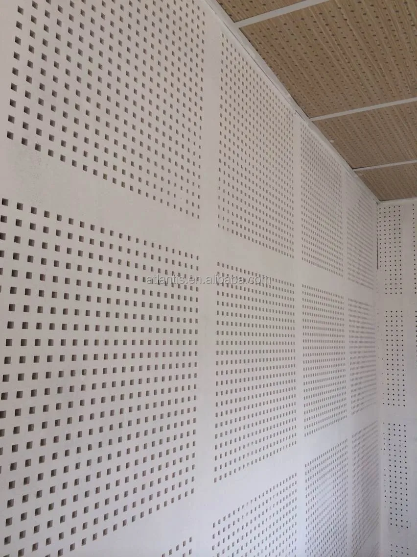 Sales Sound Absorption Ceiling Tiles Perforated Gypsum Hole Board
