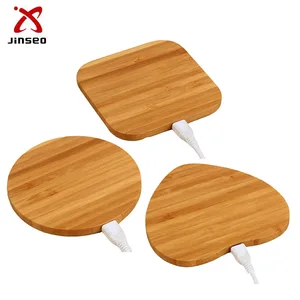 Universal Wireless Charger Bamboo Wood