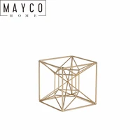 

Mayco Golden Modern Metal Home Decoration Sculpture