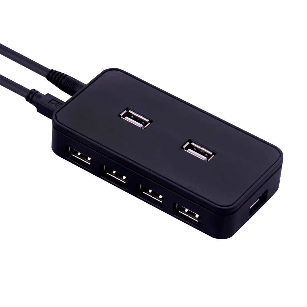 
China manufacturing factory USB 2.0 hub 7 port with power supply 