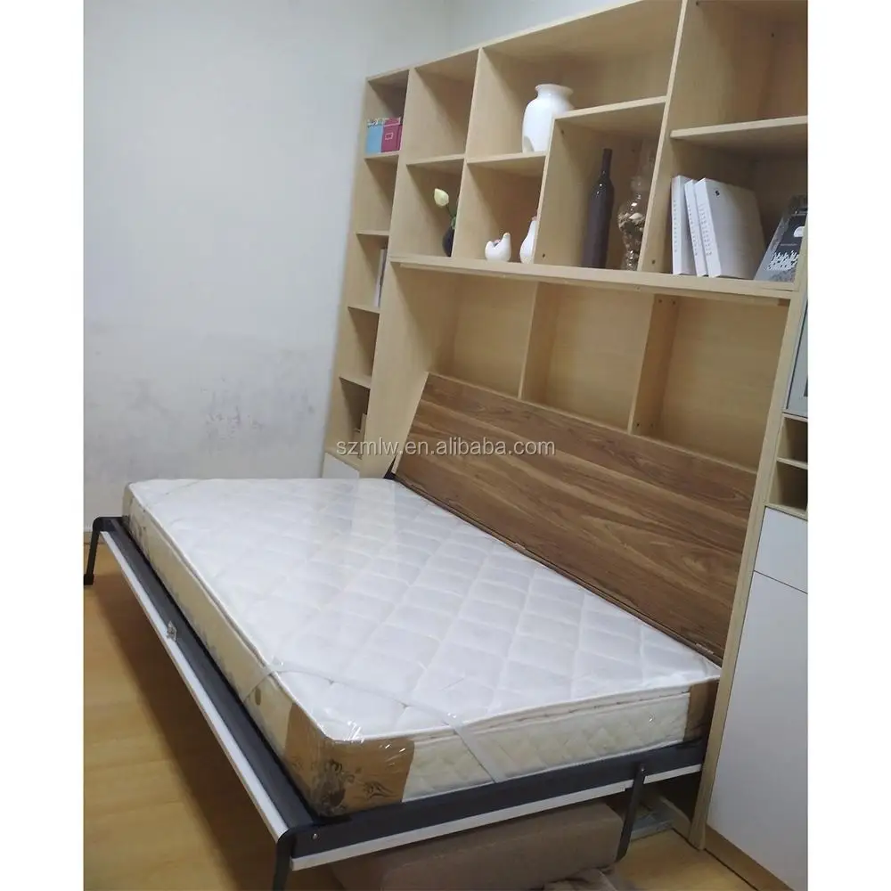 Por Furniture Murphy Transformable Hidden Folding Wall Bed Por Furniture Murphy Transformable
