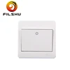 86*86 1 gang door bell push wall switch with led indicator light neon PC panel