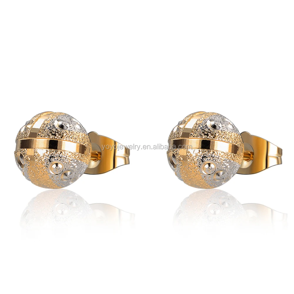 

Competitive Price 18K Fashion Gold Stud Earring Ear Stud Earring Women