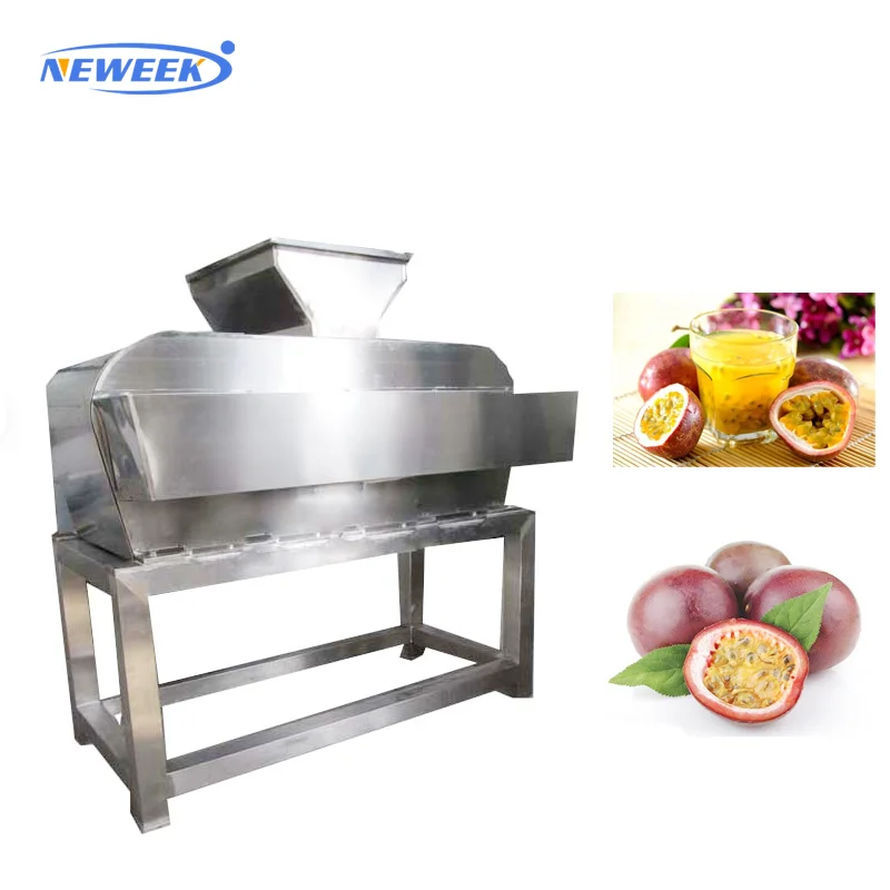 Neweek Industrial Passion Fruit Pulp Extracting Passiflora Juice Making