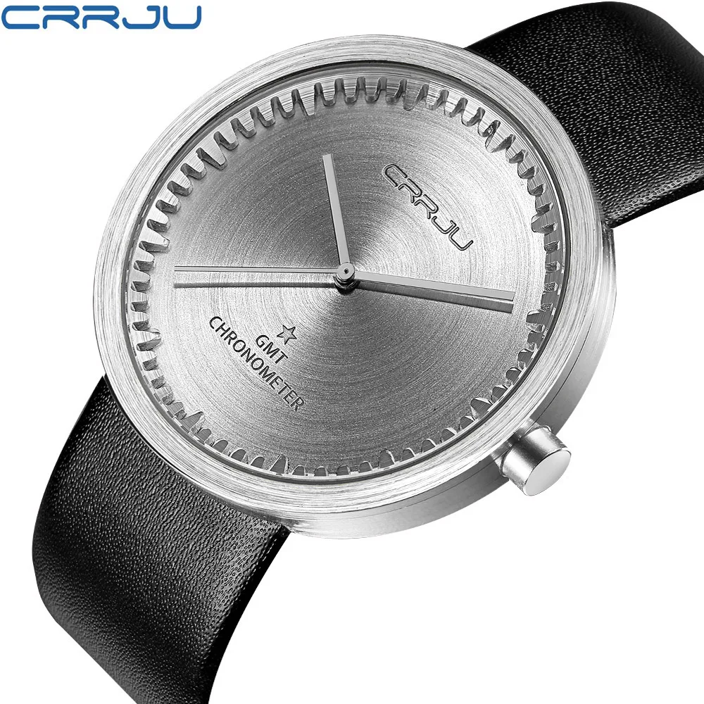 

CRRJU Top Brand Luxury Men Watches Male Casual Quartz Wristwatch
