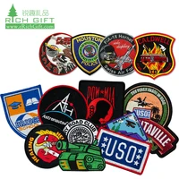 

wholesale custom woven 3d logo puff clothing embroidered badge army fabric garment felt sequin towel embroidery patch no minimum