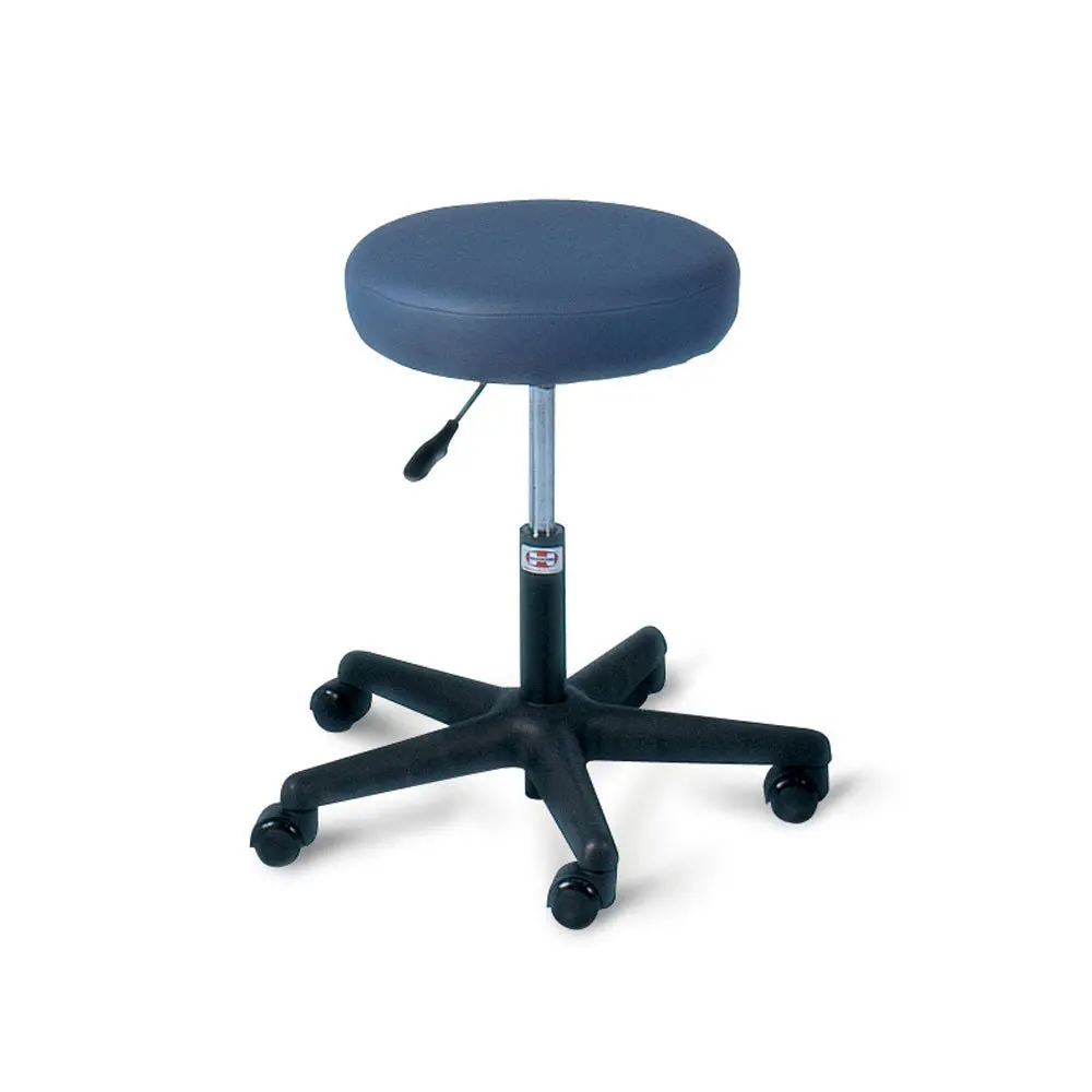 Hausmann Economy Air-Lift Stool-Lever Adjust-Short Height-Burgundy