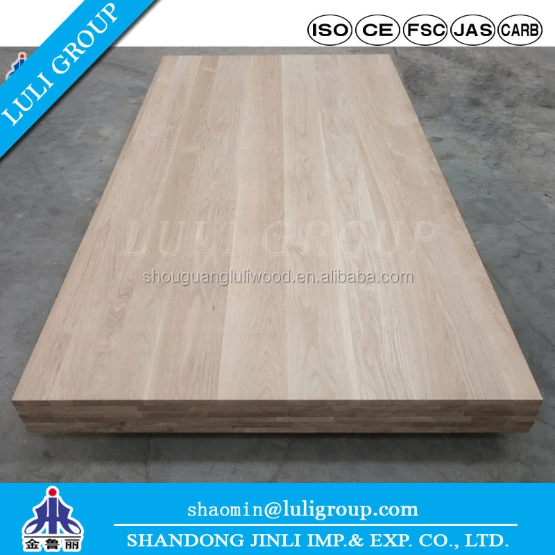 Solid white oak board