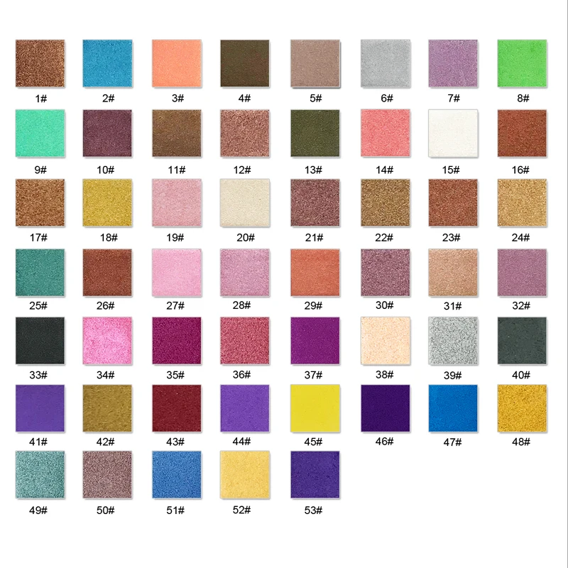 Hot sales 159 colors 22mm square single eyeshadow private label single pan eyeshadow