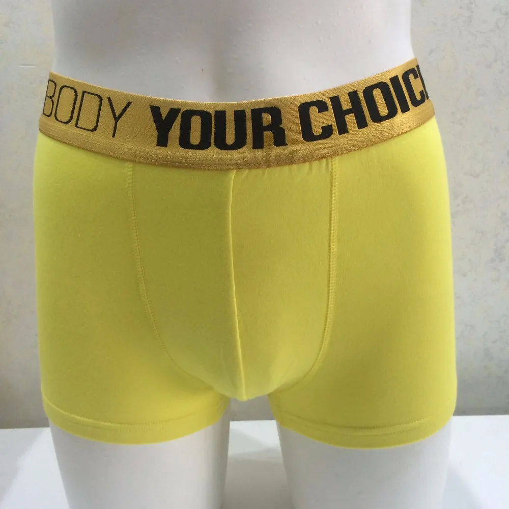 Casual Men Underwear Wide Waist Elastic Band Men Boxer Briefs Shorts