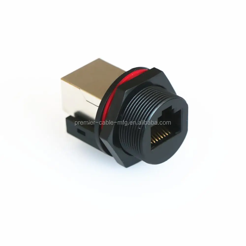 Ip67 Rated Weatherproof Rj45 Bulkhead Feedthru Coupler Buy Ip67 Rated Weatherproof Rj45